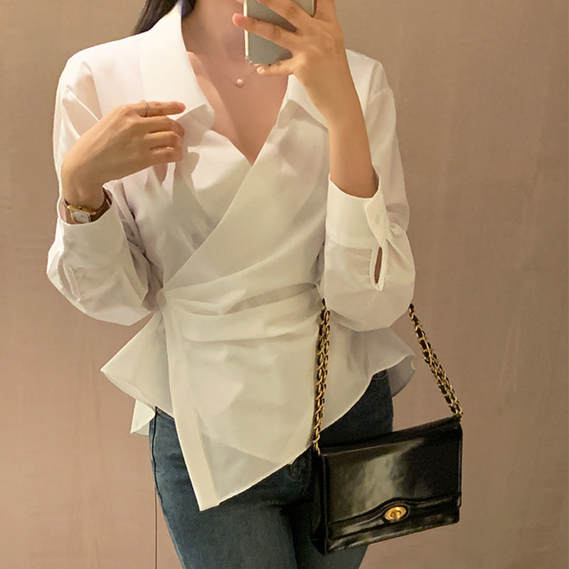 Sexy Yet Understated Fitted Blouse For Women