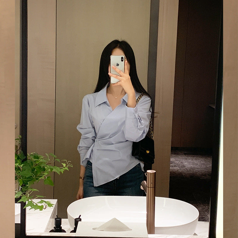 Sexy Yet Understated Fitted Blouse For Women