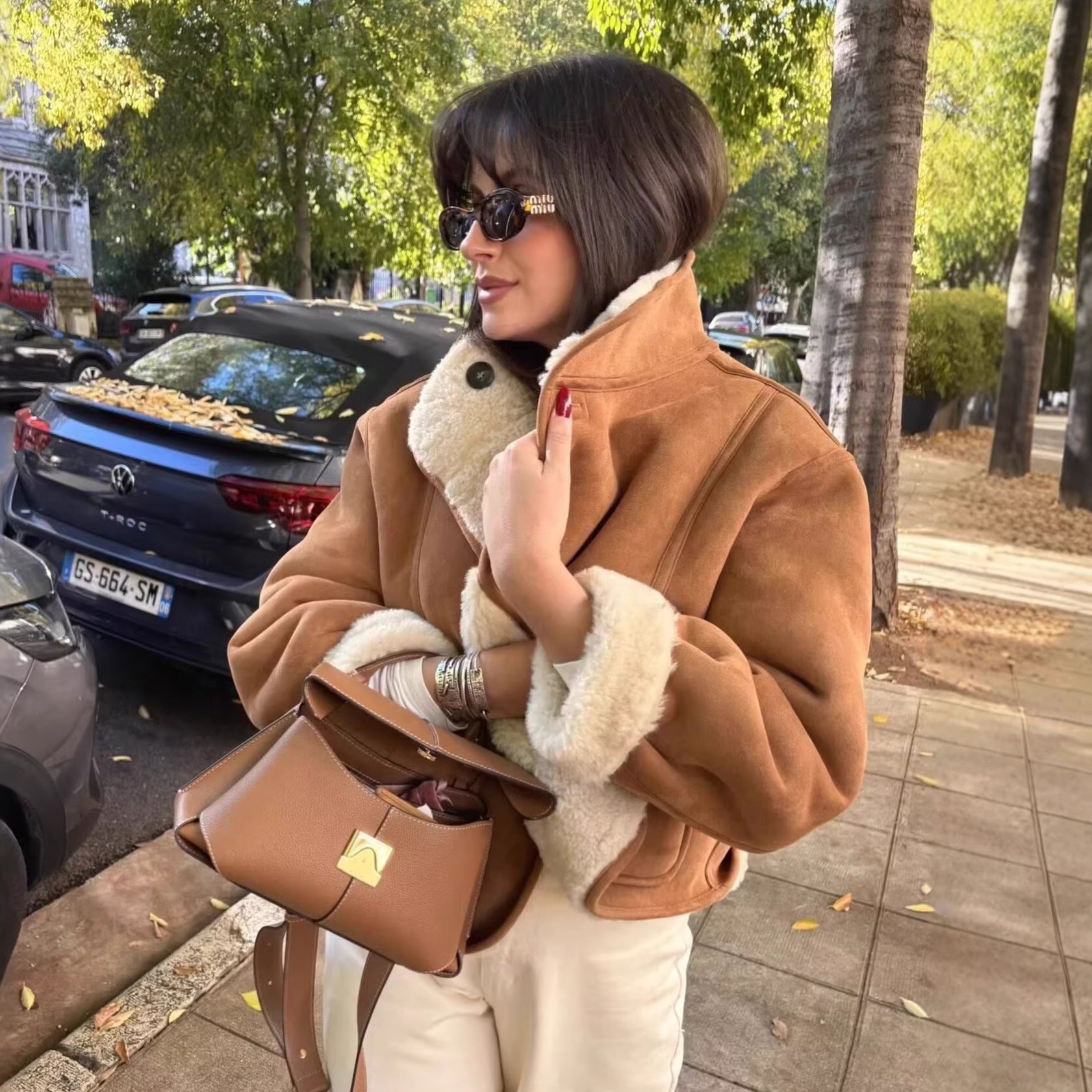 Womens Stylish Versatile Reversible Thermal Jacket