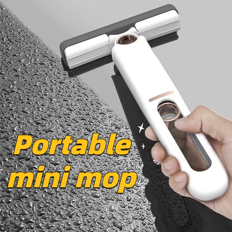 New Portable Self-NSqueeze Mini Mop, Lazy Hand Wash