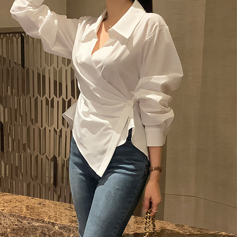 Sexy Yet Understated Fitted Blouse For Women