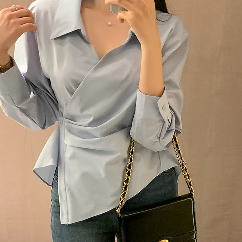 Sexy Yet Understated Fitted Blouse For Women